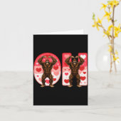 O-h Couples Matching Funny Bigfoot In Midwestern V Karte (Gelbe Blume)