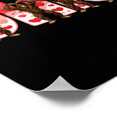 O-h-i-o Funny Bigfoot Ohio In Midwestern Valentine Poster (Ecke)