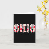 O-h-i-o Funny Skeletons Ohio In Midwestern Valenti Karte (Gelbe Blume)