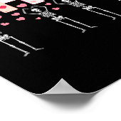 O-h-i-o Funny Skeletons Ohio In Midwestern Valenti Poster (Ecke)