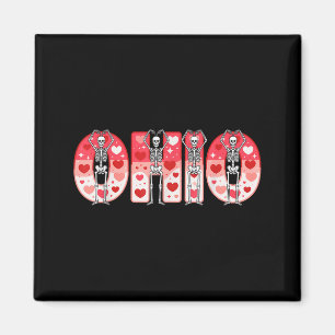 O-h-i-o Lustige Skelette Ohio Im Mittleren Westen Magnet