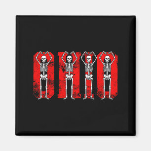 O-h-i-o Lustige Skelette Ohio In Midwestern Valent Magnet