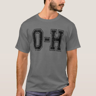 O-H passende Ohio-Paare lustige Fußball-Sportarten T-Shirt