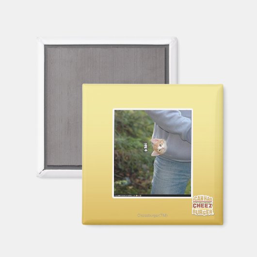 O hai magnet (Vorderseite/Rückseite)