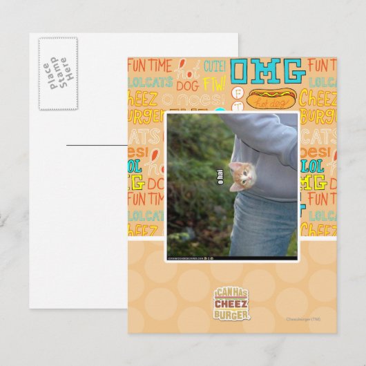 O hai postkarte (Vorne/Hinten)