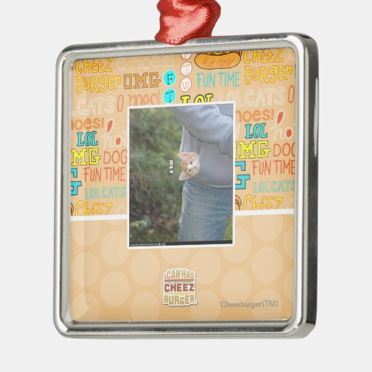 O hai silbernes ornament (Links)