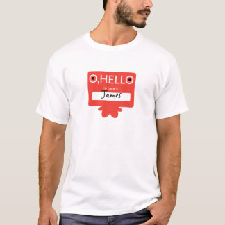 O hallo, mein Name ist James T-Shirt