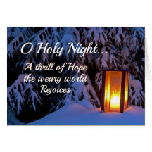 "O Heilige Nacht" Beliebte Weihnachtskarte