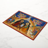 O Heilige Nacht Folien Feiertagskarte (Gedreht)