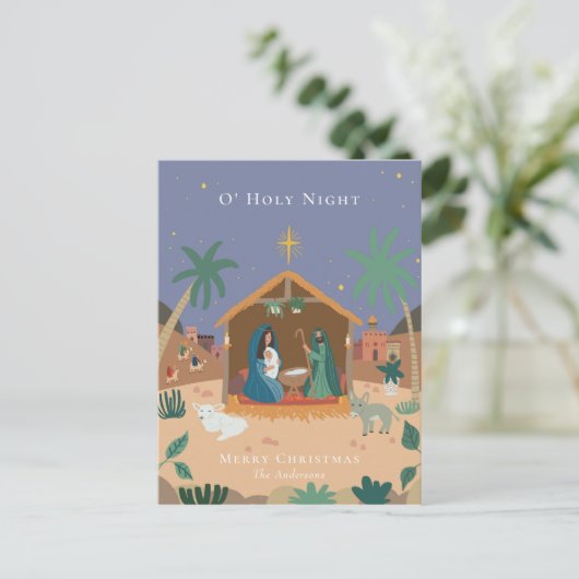 O' Heilige Nacht Krippe Weihnachten (Stehend Vorderseite)