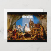 O Heilige Nacht mit Jareth Postcard Postkarte (Vorne/Hinten)