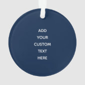 O Heilige Nacht Moderne Christliche religiöse Weih Ornament (Rückseite)