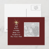 O Heilige Nacht Postkarte (Vorne/Hinten)