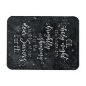 O Heilige Nacht Weihnachtsmagnet Magnet (Horizontal)