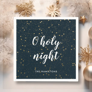 O Heilige Nacht Weihnachtsstar Serviette