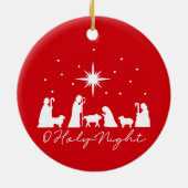 O Heilige Nachtgeburt - Weihnachtsschmuck (Hinten)