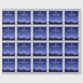 O Heilige Nachtschwärmerei Geschenkpapier (Flach)