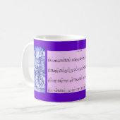 O Heilige Night Music Tasse Geschenk (Vorderseite Links)