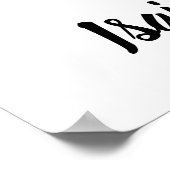 O HERR, du bist mein Gott Poster (Ecke)