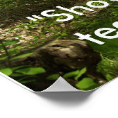 O Herr, lehre mir deine Wege. Psalm 25 Poster (Ecke)