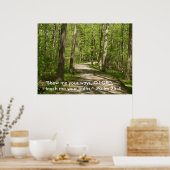 O Herr, lehre mir deine Wege. Psalm 25 Poster (Küche)