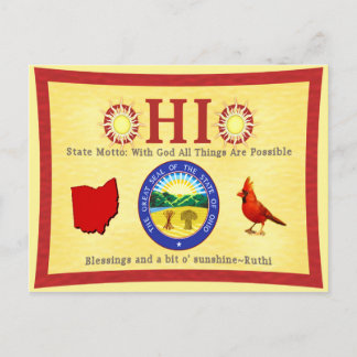 O-HI-O Ruthi aka abitosunshine Postkarte