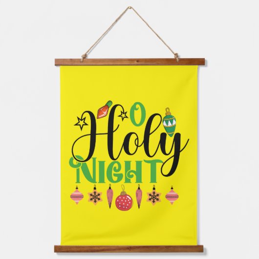 O Holy Night-84603 Wandteppich Mit Holzrahmen (Vorderseite)