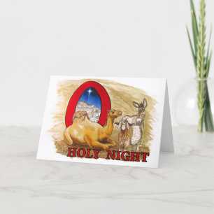O Holy Night Feiertagskarte