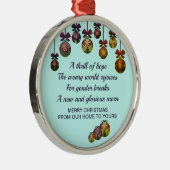 O HOLY NIGHT | Festliche Bausteine | Weihnachten Ornament Aus Metall (Rechts)