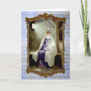 O Holy Night Greeting Card Feiertagskarte