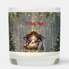 O Holy Night" Nativity Scene Scented Candle