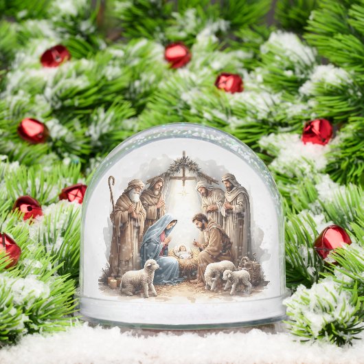 O Holy Night – Nativity Under Starlight Schneekugeln (Weihnachten)