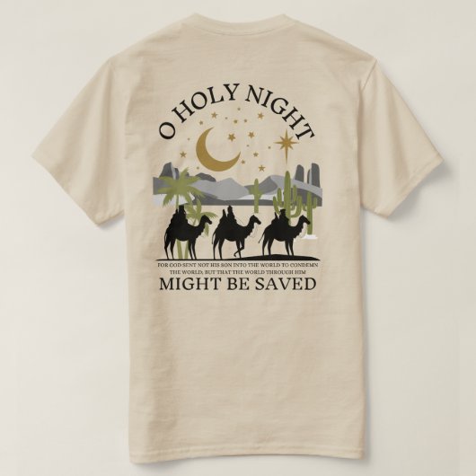 O HOLY NIGHT T-Shirt (Design Rückseite)
