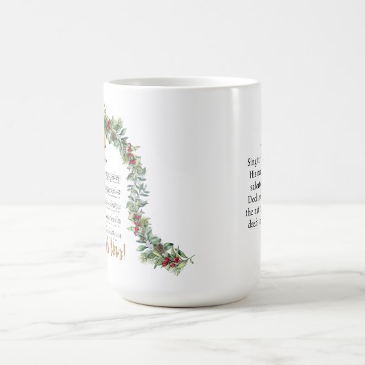 O HOLY NIGHT Worship Hymn 15oz Scripture Kaffeetasse (Mittel)