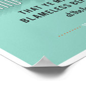 O ihr, die bellen. LDS drucken auf Plakatpapier. Poster (Ecke)