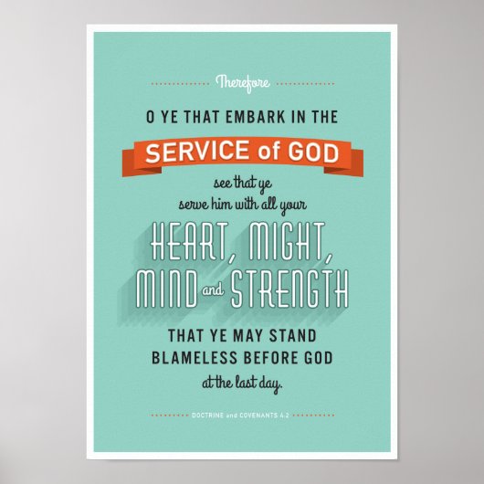 O ihr, die bellen. LDS drucken auf Plakatpapier. Poster (Vorne)