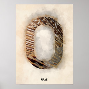 O ist für Eule Poster