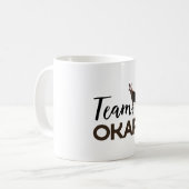 O ist für Okapi Kaffeetasse (Vorderseite Links)