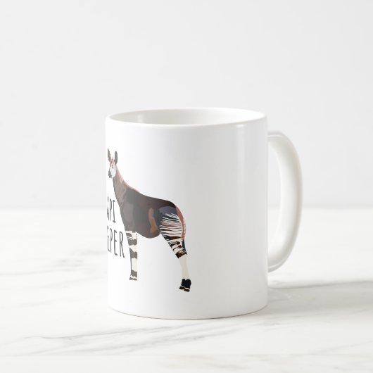 O ist für Okapi Keeper Kaffeetasse (VorderseiteRechts)