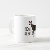 O ist für Okapi Keeper Kaffeetasse (Vorderseite Links)