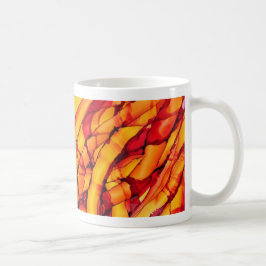 O ist für orange Alphabetkunst-Tasse Kaffeetasse