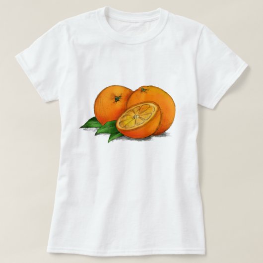 O ist für Orangen T-Shirt (Design vorne)