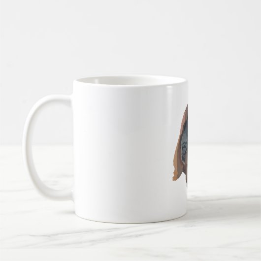 O ist für Orangutan Kaffeetasse (Links)
