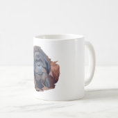 O ist für Orangutan Kaffeetasse (VorderseiteRechts)