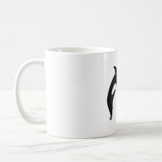 O ist für Orca Kaffeetasse (Links)