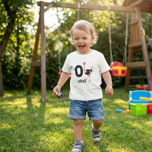 O ist für Ostrich: Adorable Alphabet Learning Kleinkind T-shirt