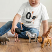 O ist für Ostrich: Adorable Alphabet Learning Kleinkind T-shirt