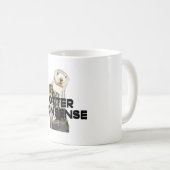 O ist für Otter Kaffeetasse (VorderseiteRechts)