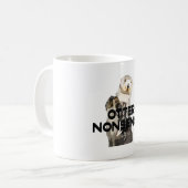 O ist für Otter Kaffeetasse (Vorderseite Links)