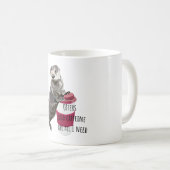 O ist für Otter Kaffeetasse (VorderseiteRechts)